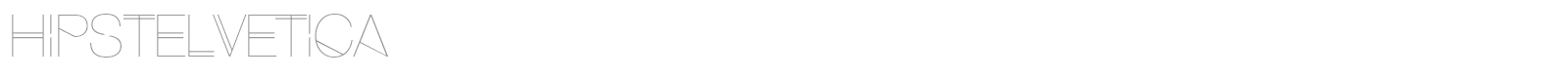 Hipstelvetica font preview